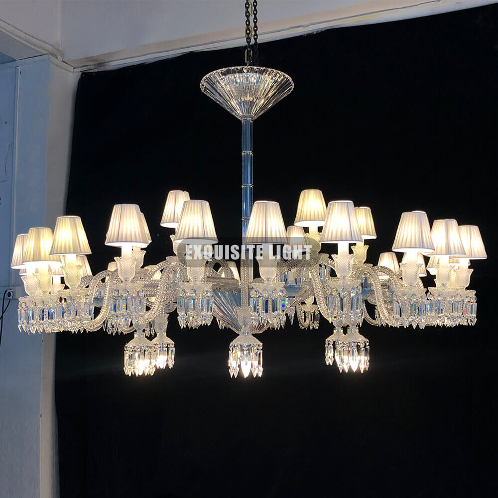 Replica Paris Baccarat Chandelier High Quality Crystal Chandelier with 36 Lampshades