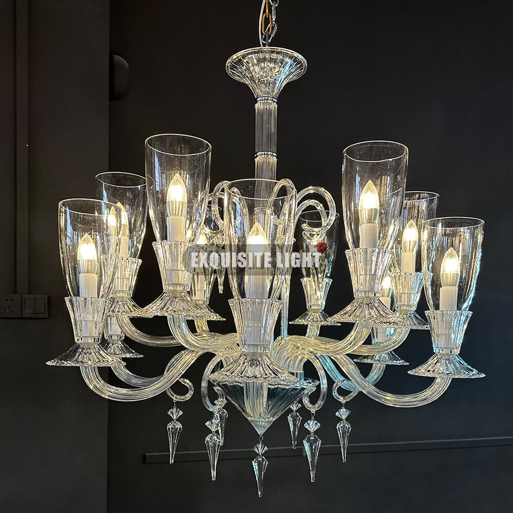 Baccarat Inspired Chandelier Lighting Custom 12 Lights Chandelier