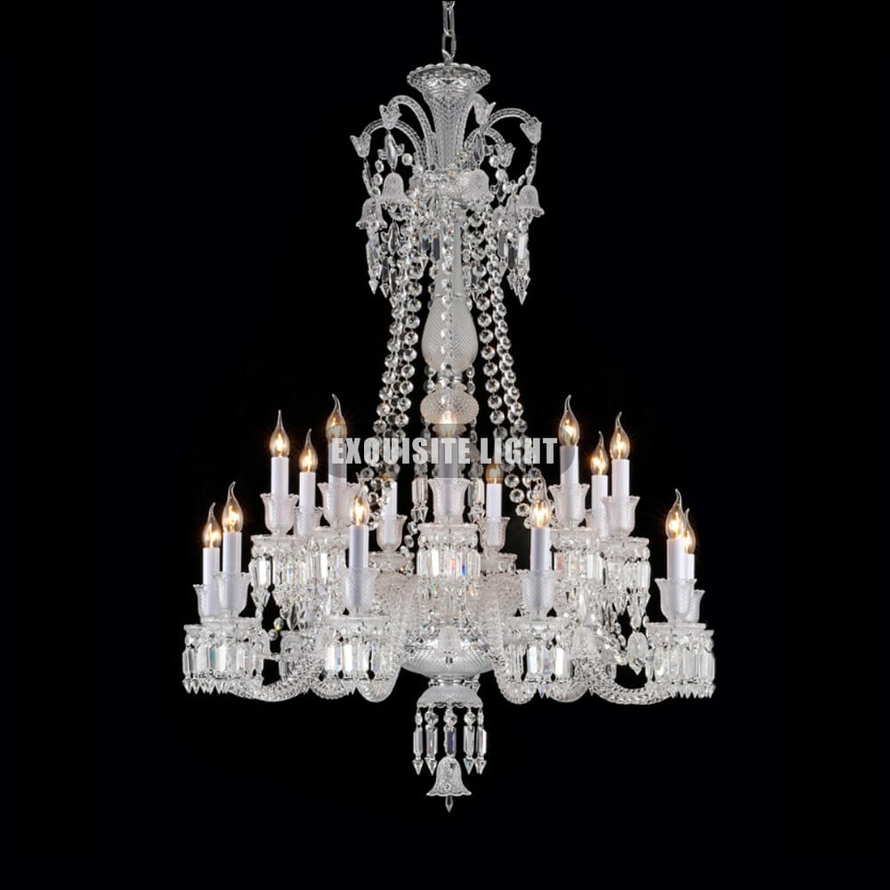 24 Lights Baccarat Crystal Lighting