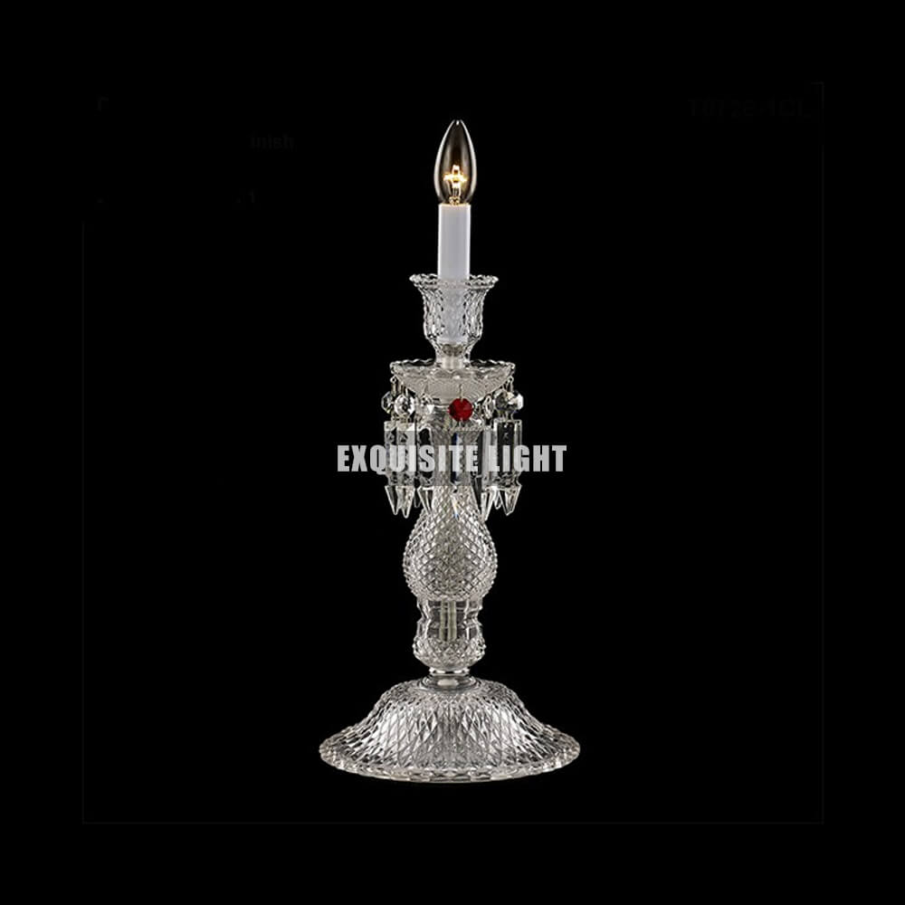 1 Light Clear Baccarat Table Lamp