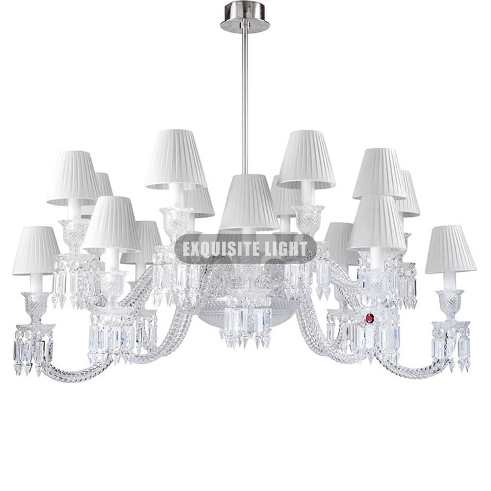 16 Lights Baccarat Ellipse Chandelier