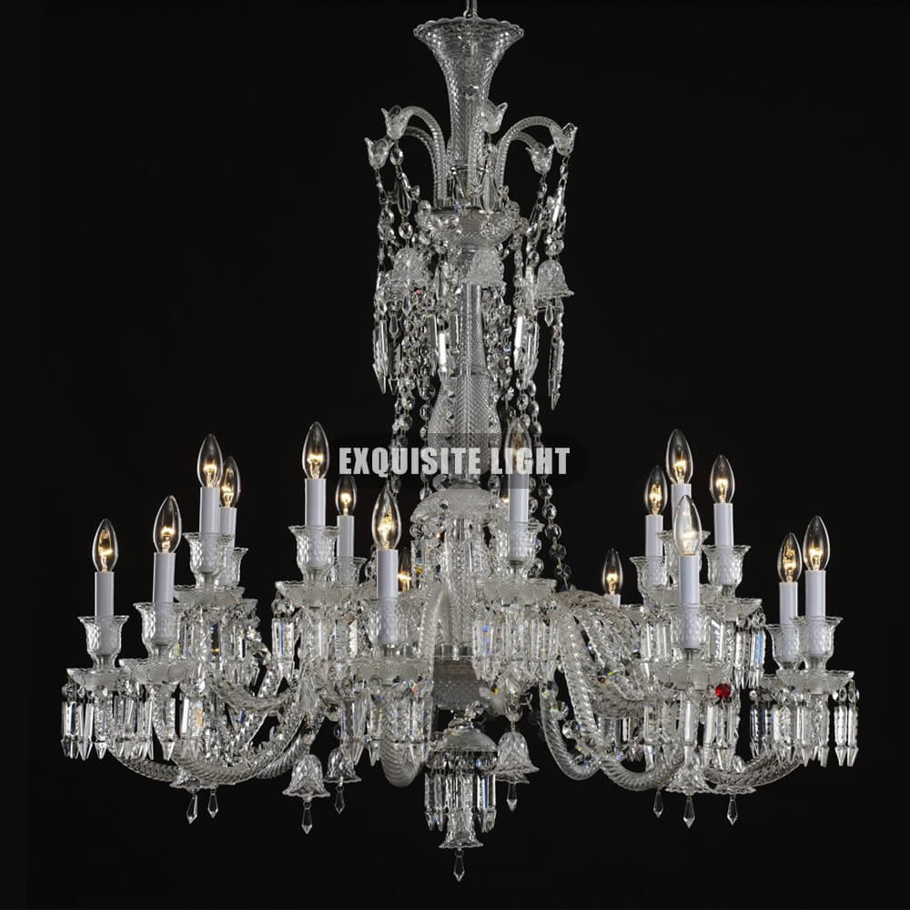 18 Lights Baccarat Crystal Lamp