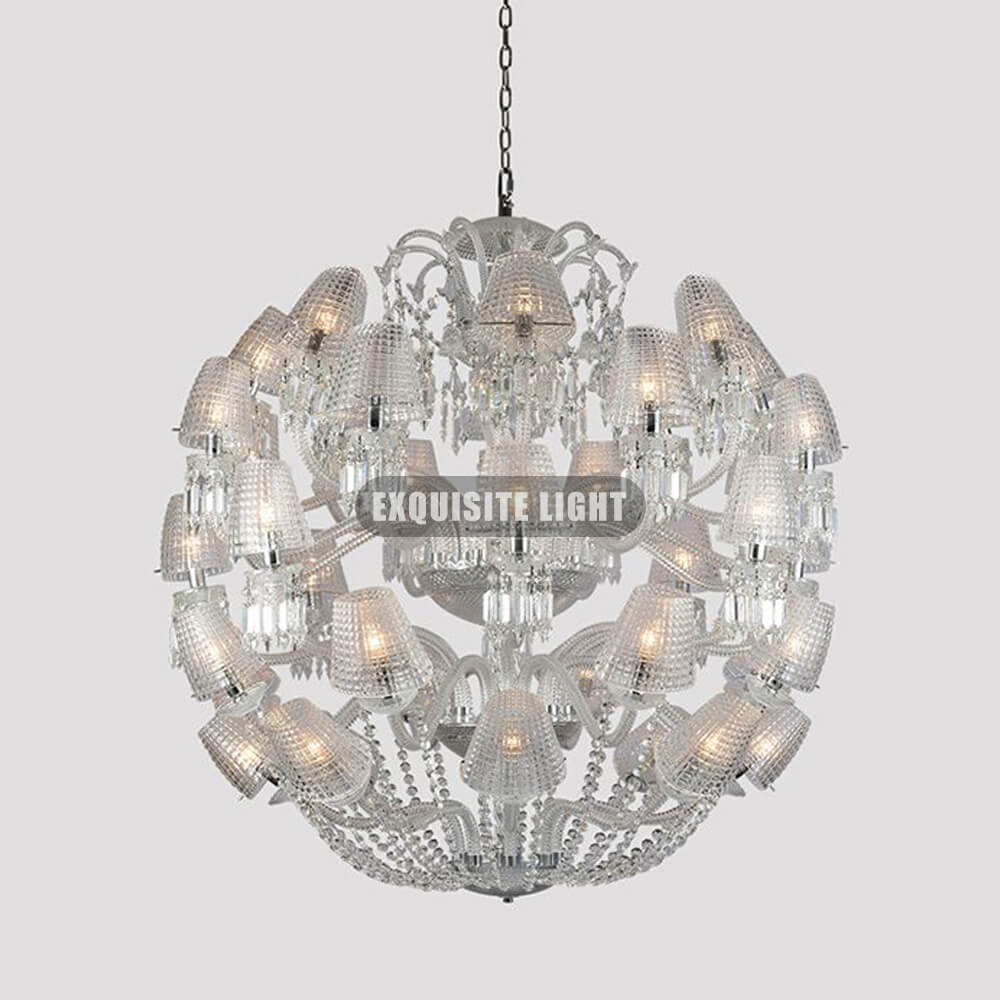 40 Lights Ball Shape Baccarat Crystal Lighting