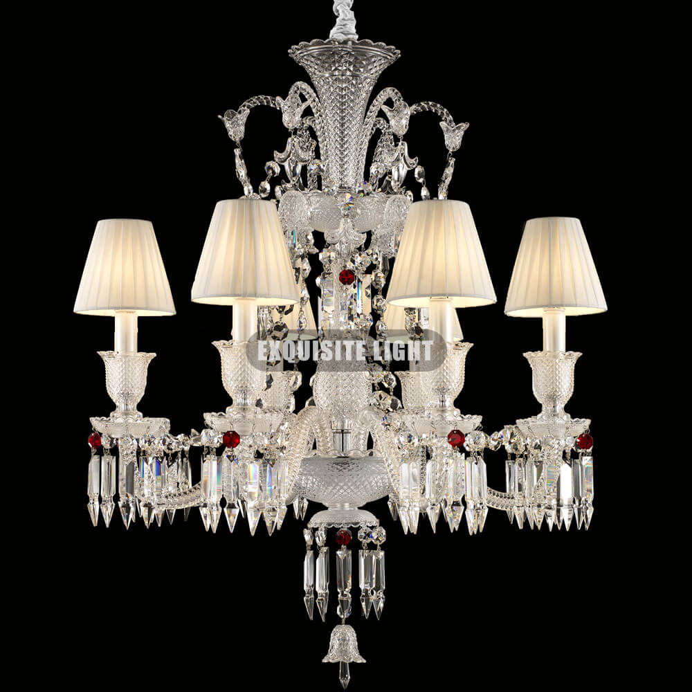 6 Lights Baccarat Crystal Chandelier