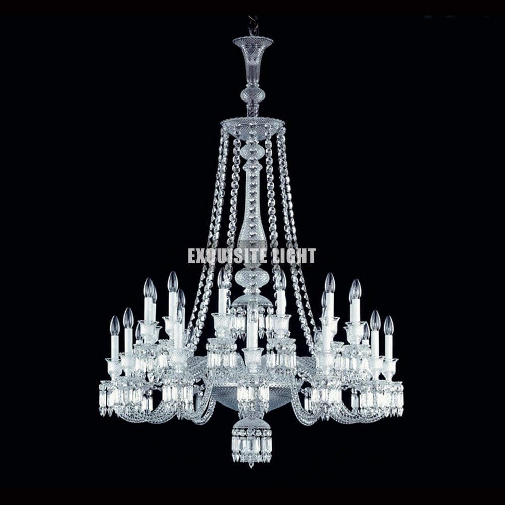 Long 24 Lights Baccarat Chandelier